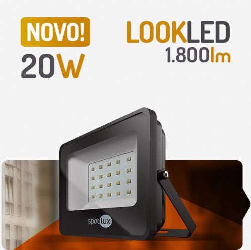 REFLETOR  LOOKLED 20W - SPOTLUX